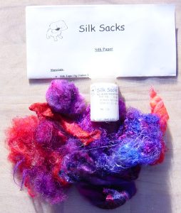 Silk Making Kit - this example is 'Mixed Berries'.